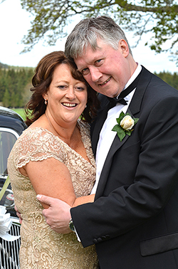 Mr and Mrs Taylor were married in Aberdeen