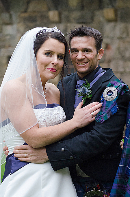Mr and Mrs Petrie were married in Fife Scotland
